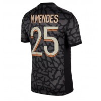 Paris Saint-Germain Nuno Mendes #25 Tredjetrøje 2023-24 Kortærmet